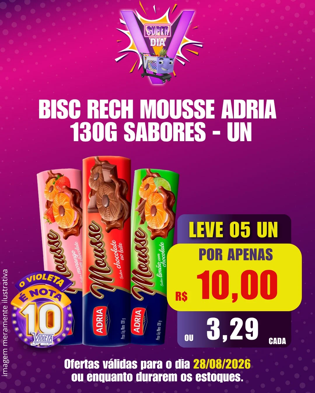 Ofertas Supermercado Violeta Oficial – 28/08/2026 Ofertas Supermercado Violeta Oficial – 28/08/2026