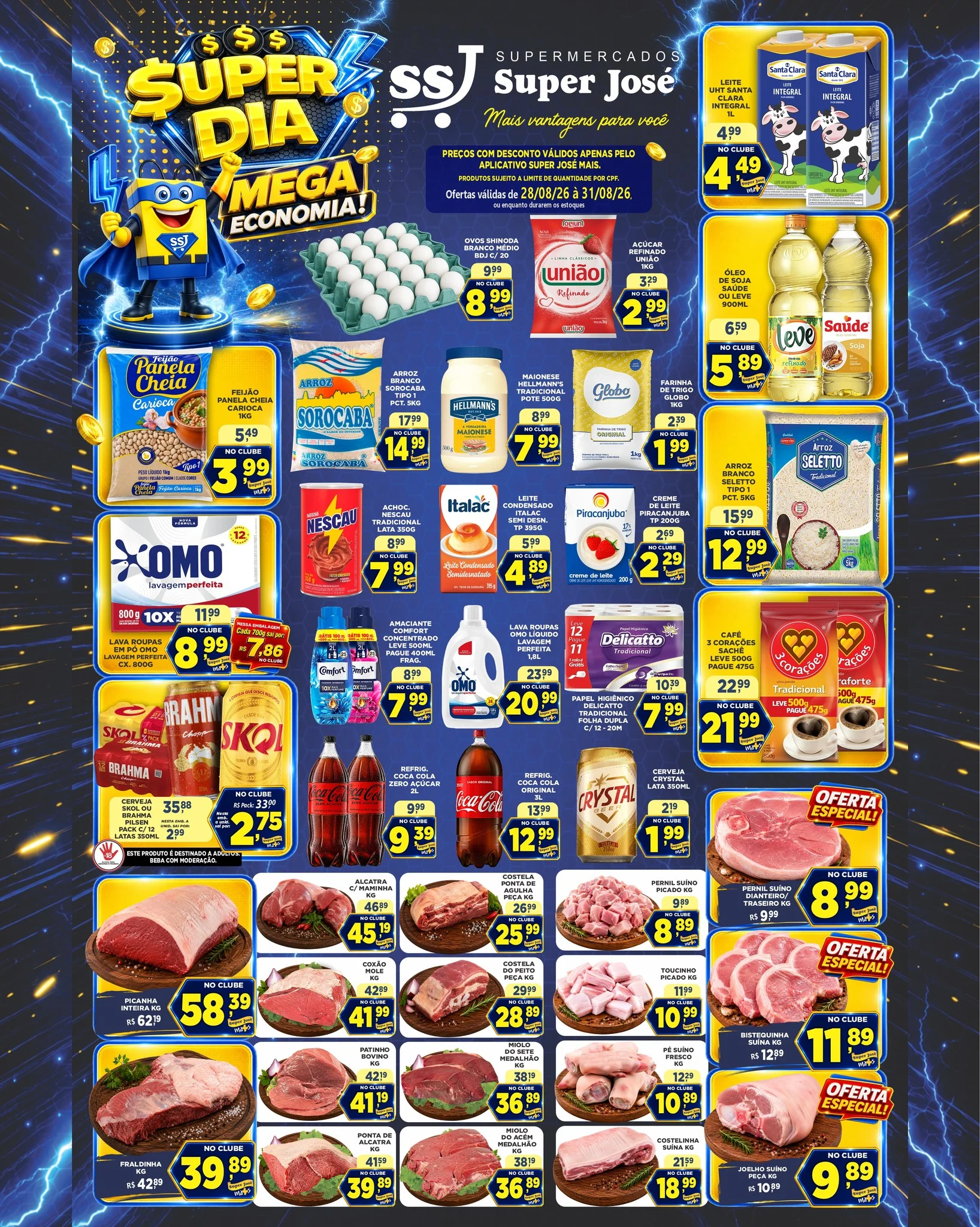 Ofertas Supermercado Super José – 31/08/2026