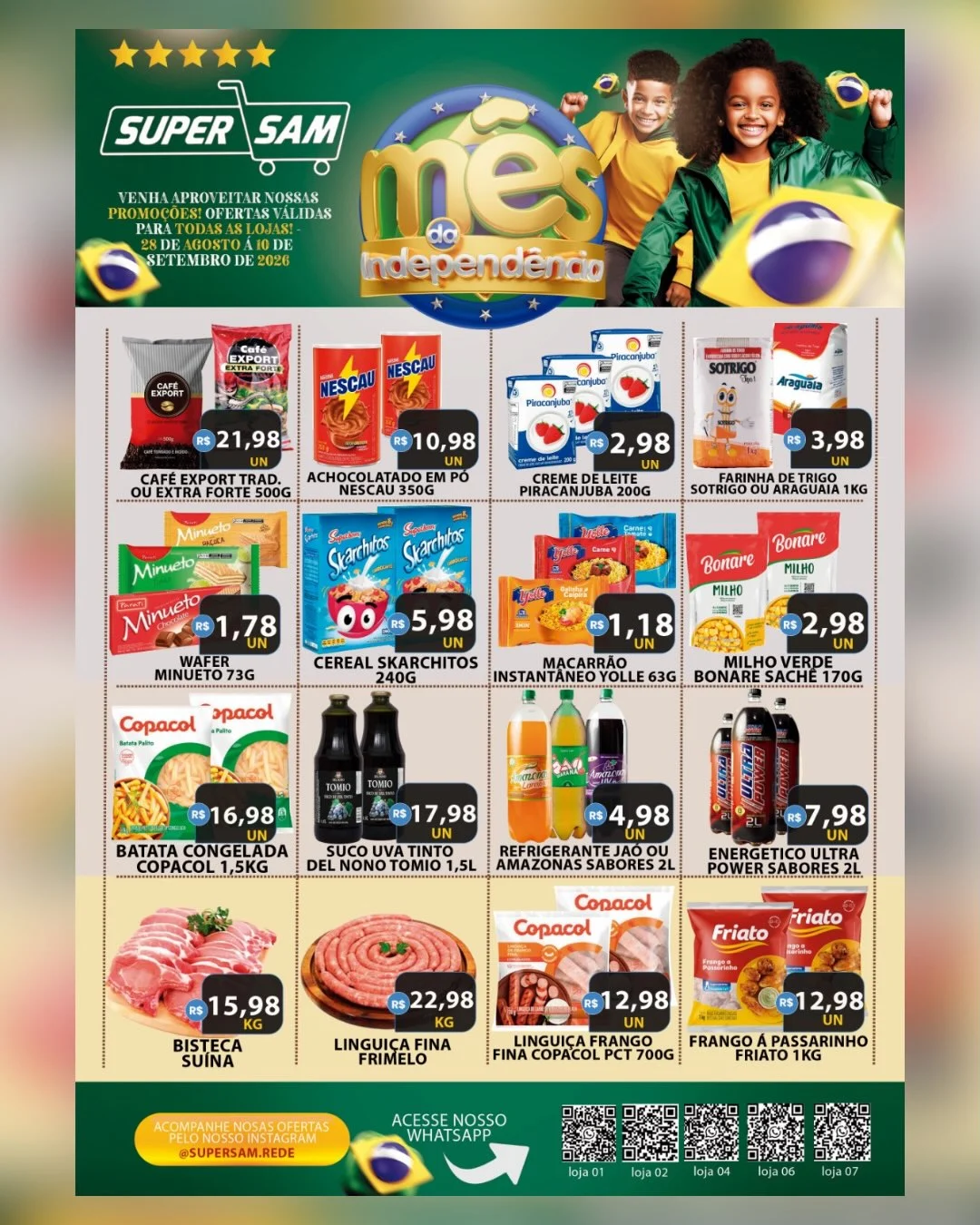 Ofertas Rede Supersam – 10/09/2026