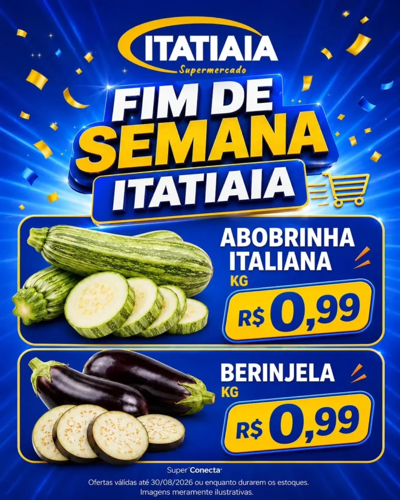 Ofertas Itatiaia Supermercado – 30/08/2026 Ofertas Itatiaia Supermercado – 30/08/2026