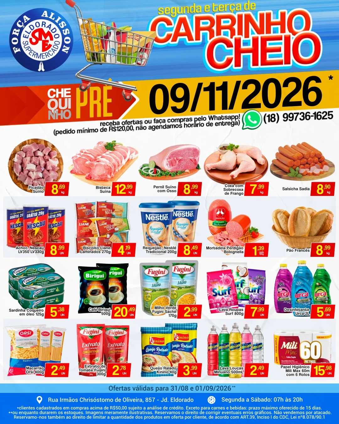 Ofertas Eldorado Supermercado – 01/09/2026