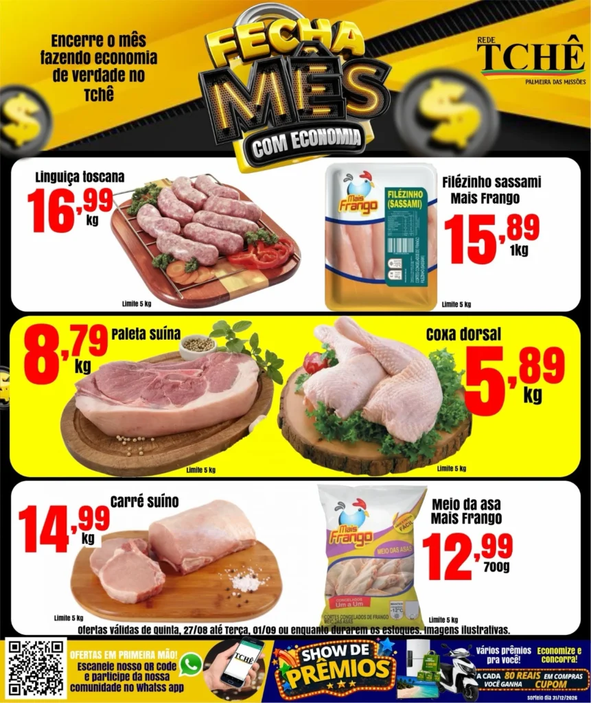 Ofertas Rede Tchê Palmeira – 31/08/2026