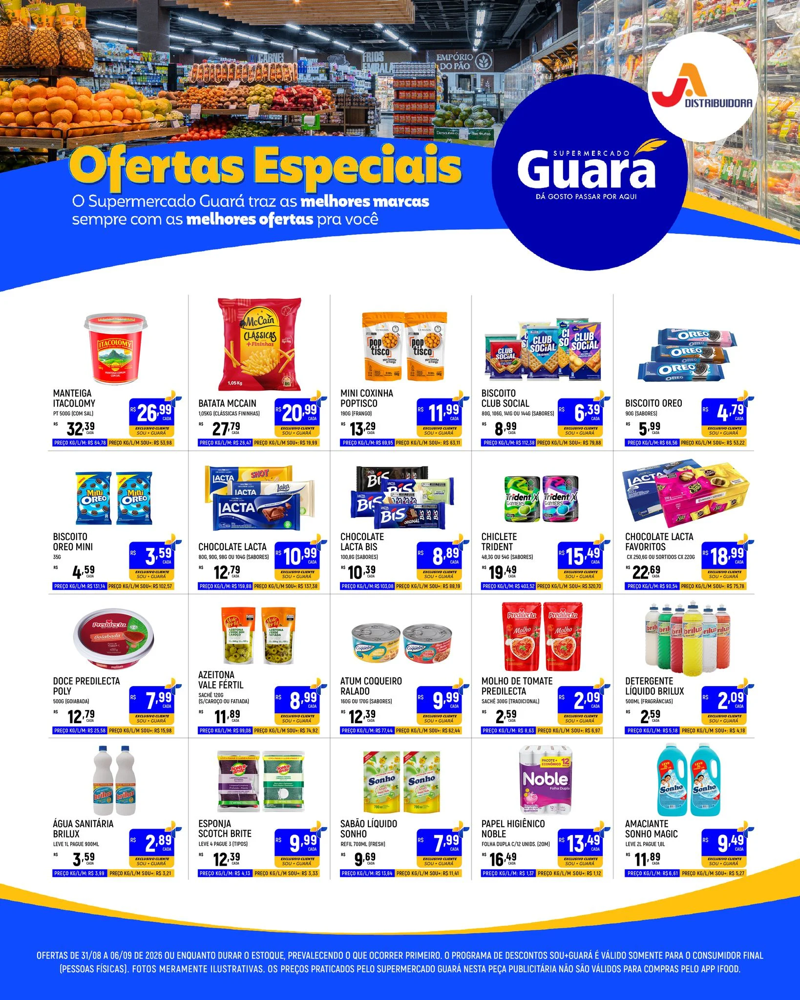 Ofertas Supermercado Guará – 06/09/2026