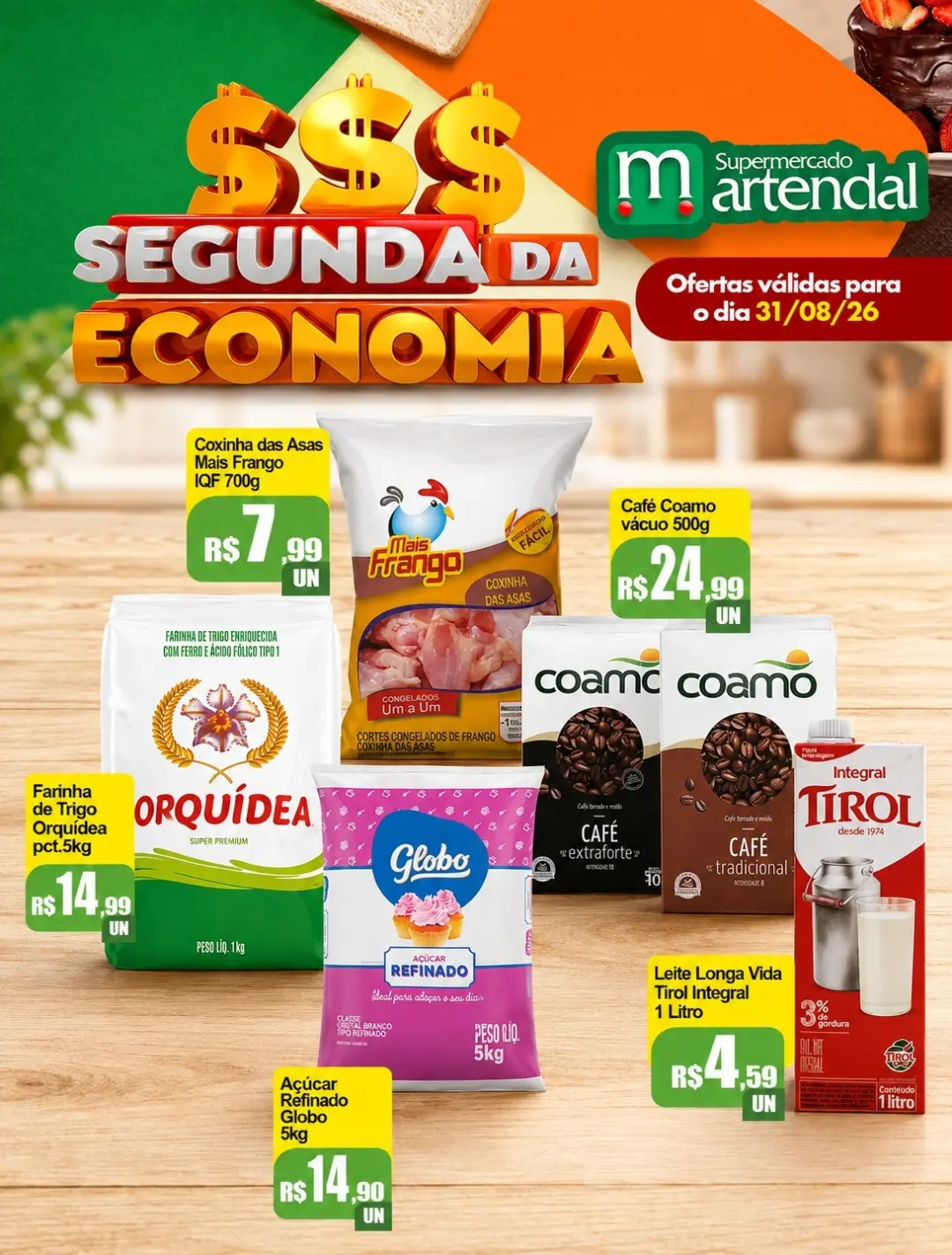 Ofertas Supermercado Martendal – 31/08/2026