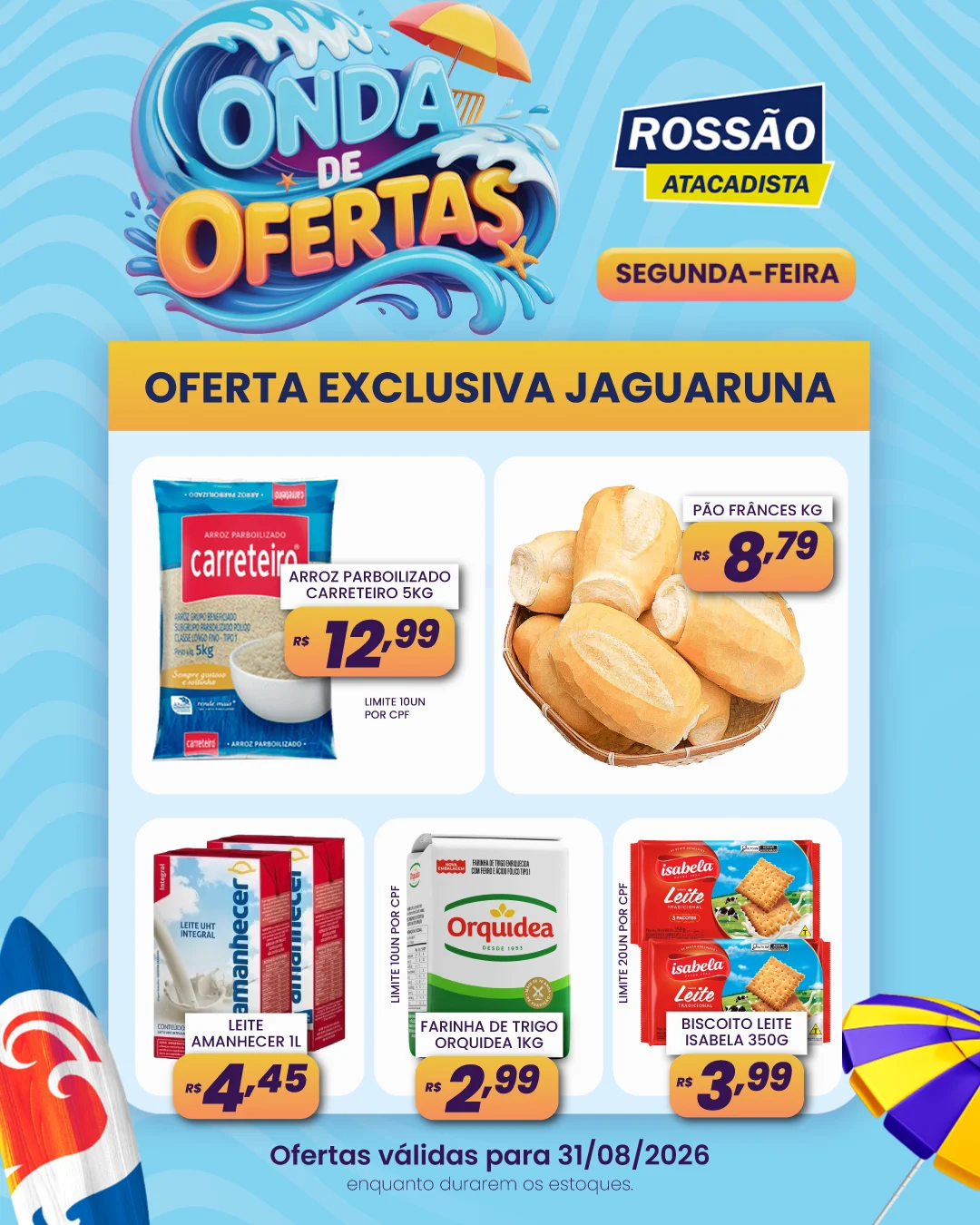 Ofertas Rossão Atacadista – 31/08/2026