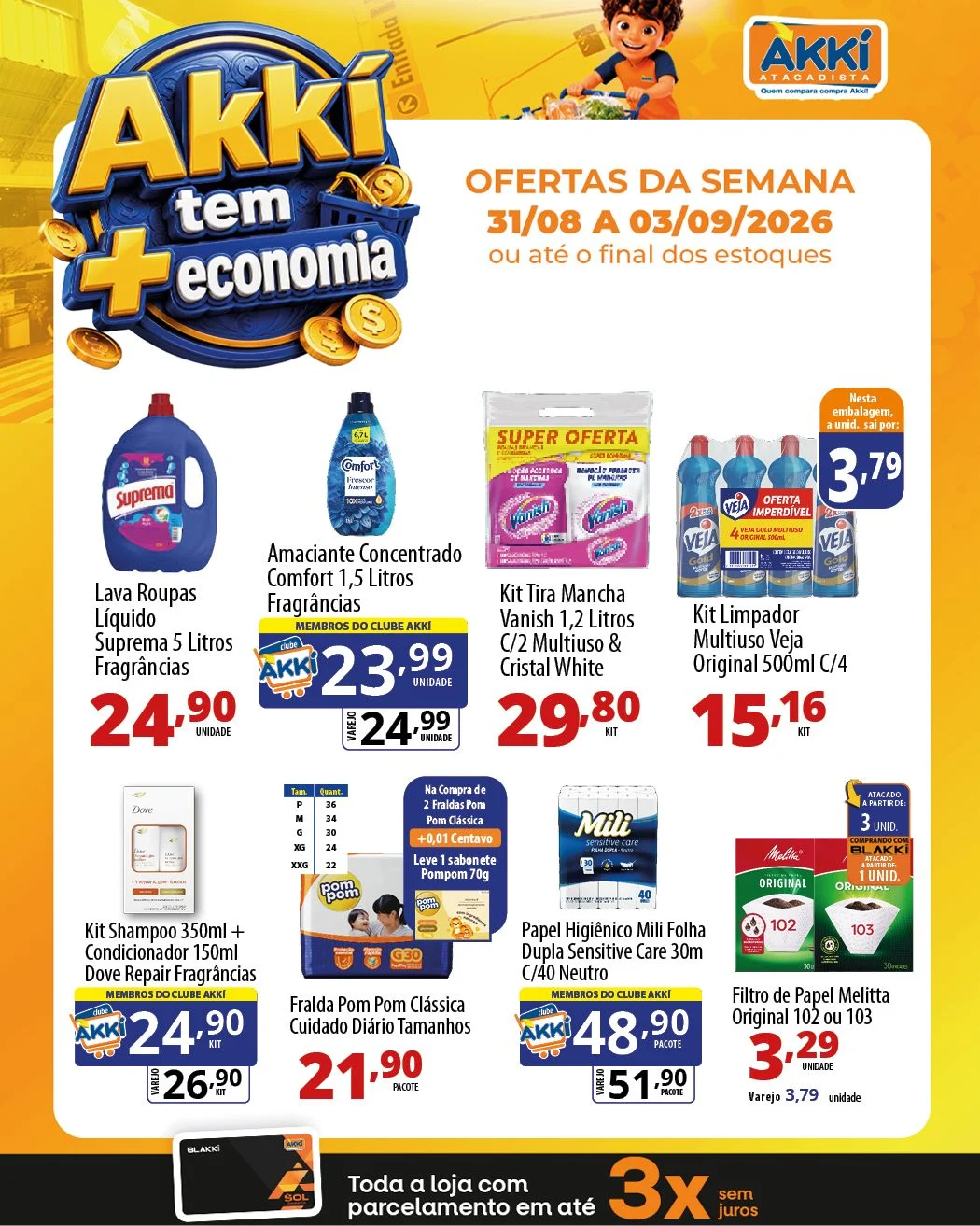 Ofertas Akkí Atacadista – 03/09/2026