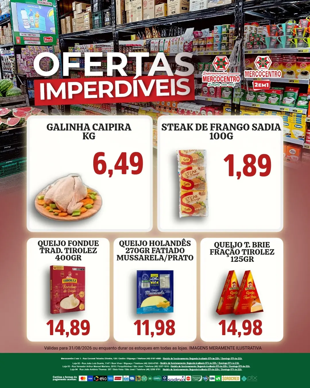 Ofertas SUPERMERCADOS MERCOCENTRO 🛒