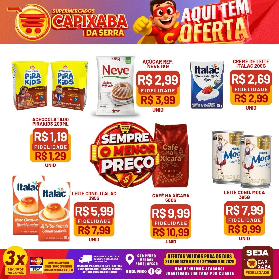 Ofertas Supermercados Capixaba da Serra