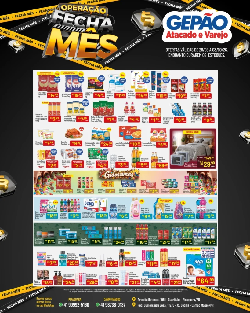 Ofertas GEPÃO – 31/08/2026 Ofertas GEPÃO – 31/08/2026