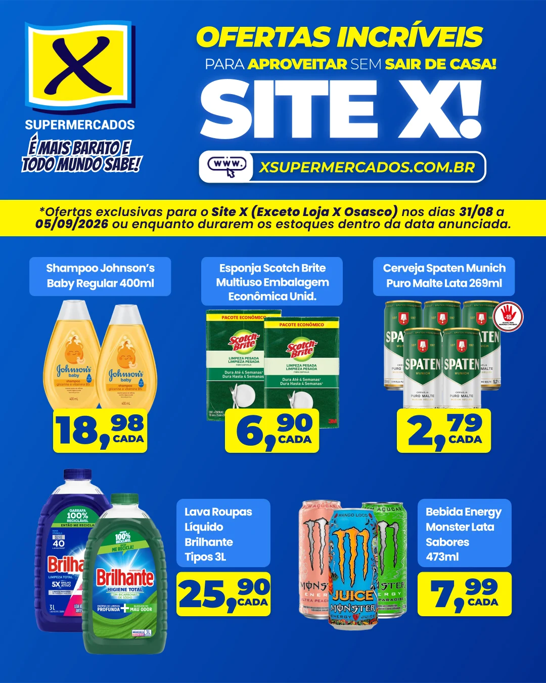 Ofertas Rede X Supermercados