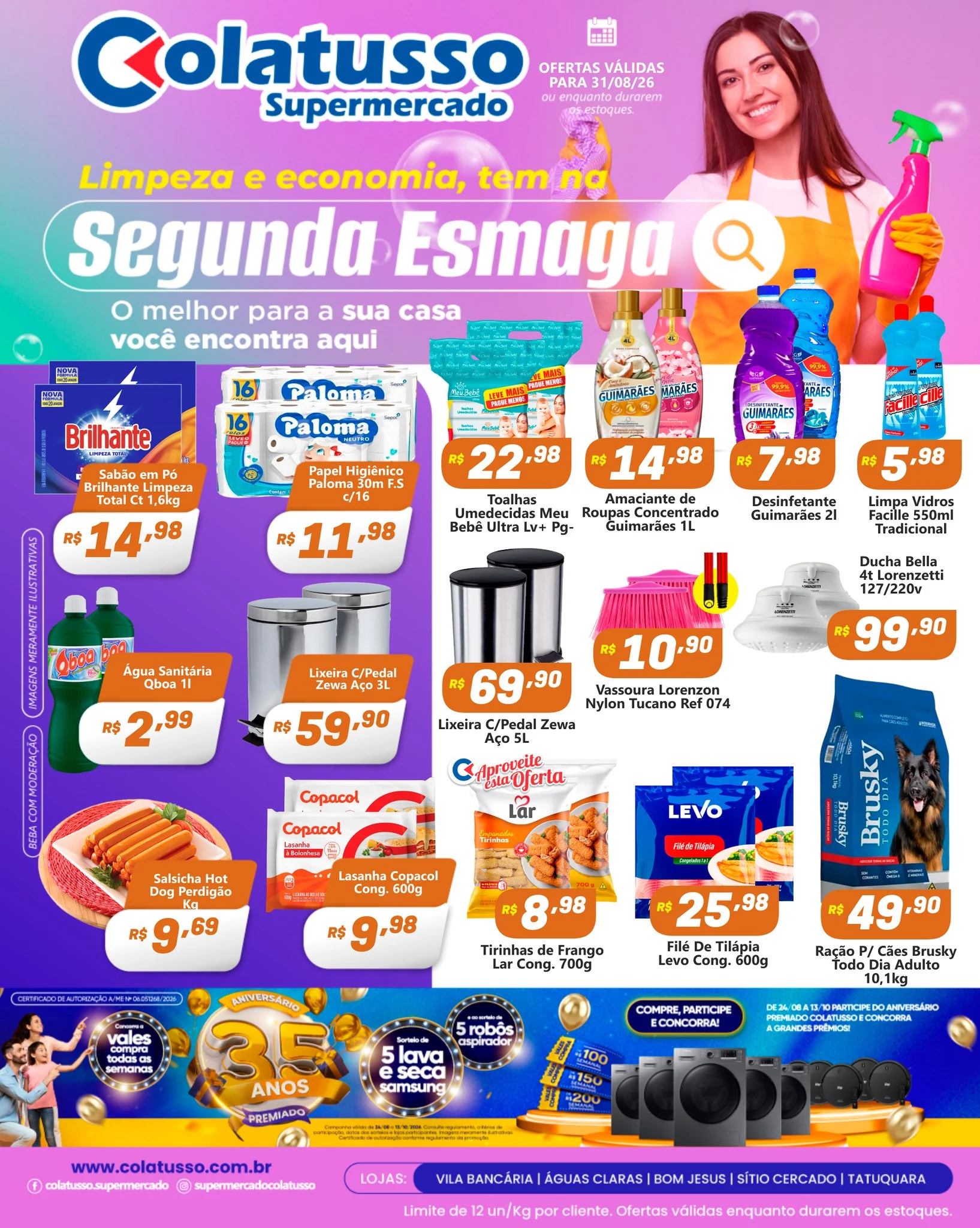 Ofertas Supermercado Colatusso – 31/08/2026