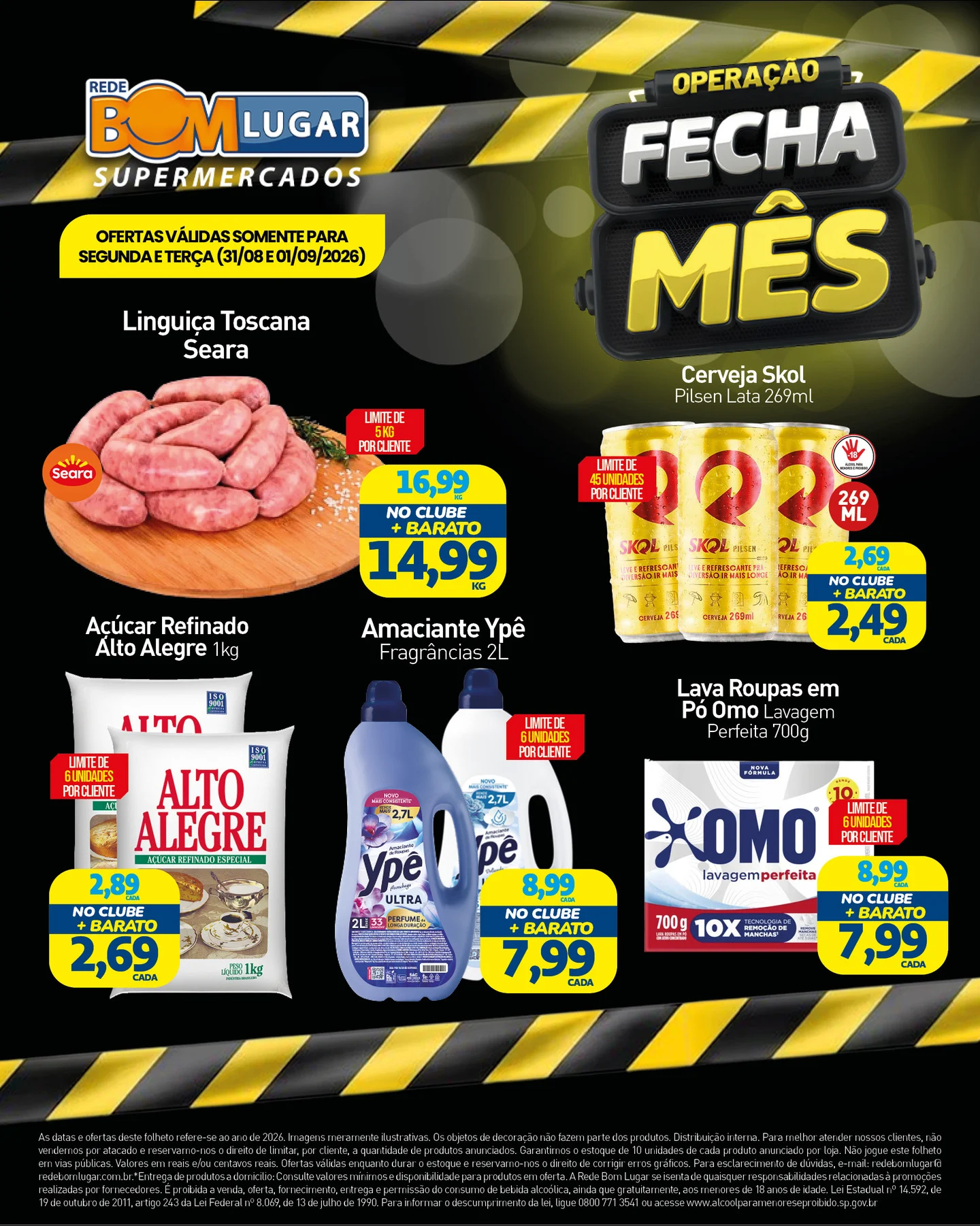 Ofertas Rede Bom Lugar Supermercados