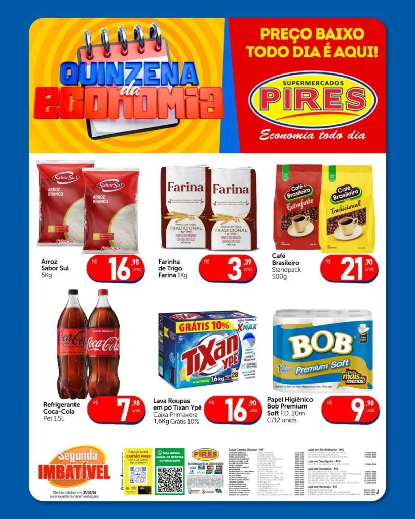 Ofertas Supermercados Pires – 31/08/2026