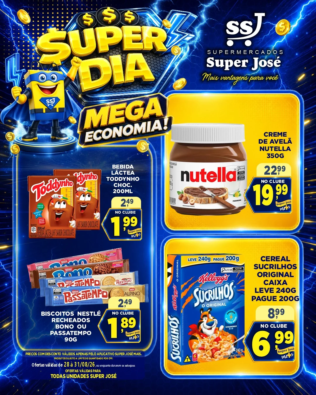 Ofertas Supermercado Super José – 31/08/2026