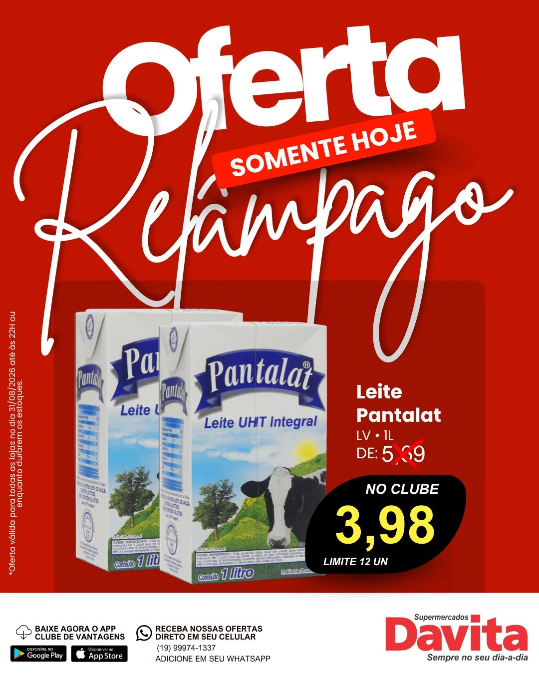 Ofertas Supermercados Davita – 31/08/2026