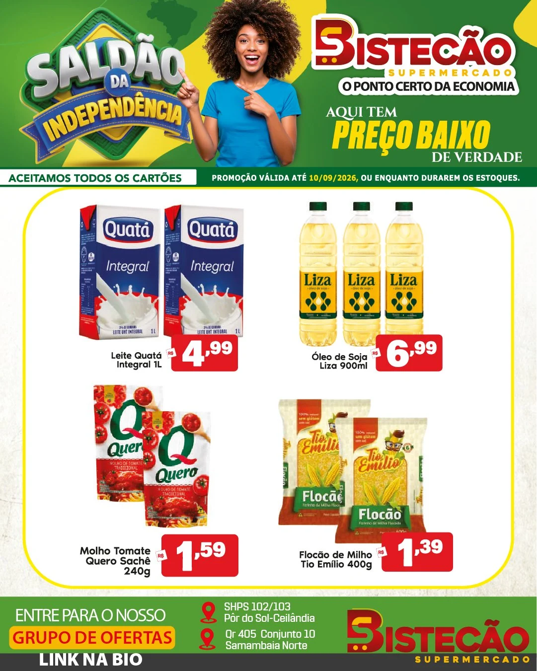 Ofertas Bistecão Supermercado – 10/09/2026