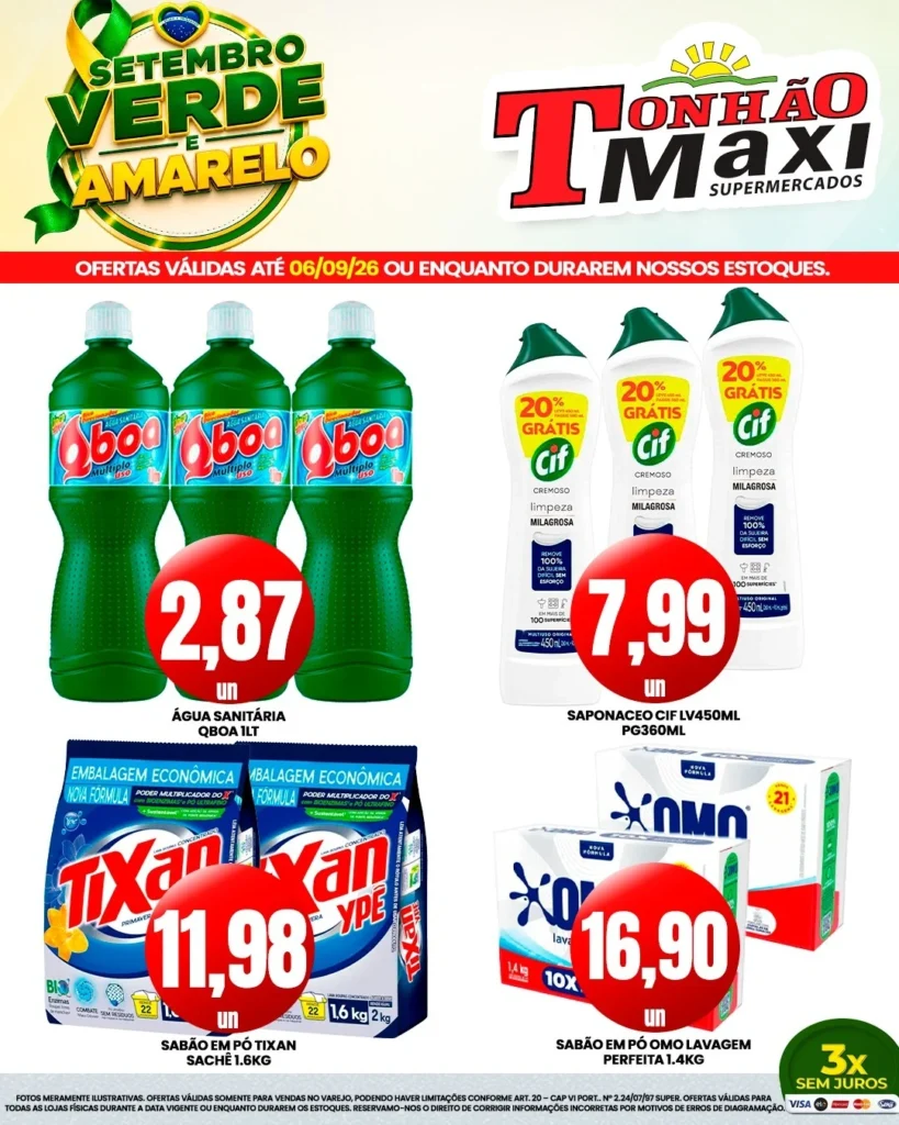 Ofertas Supermercados Tonhão Maxi – 31/08/2026