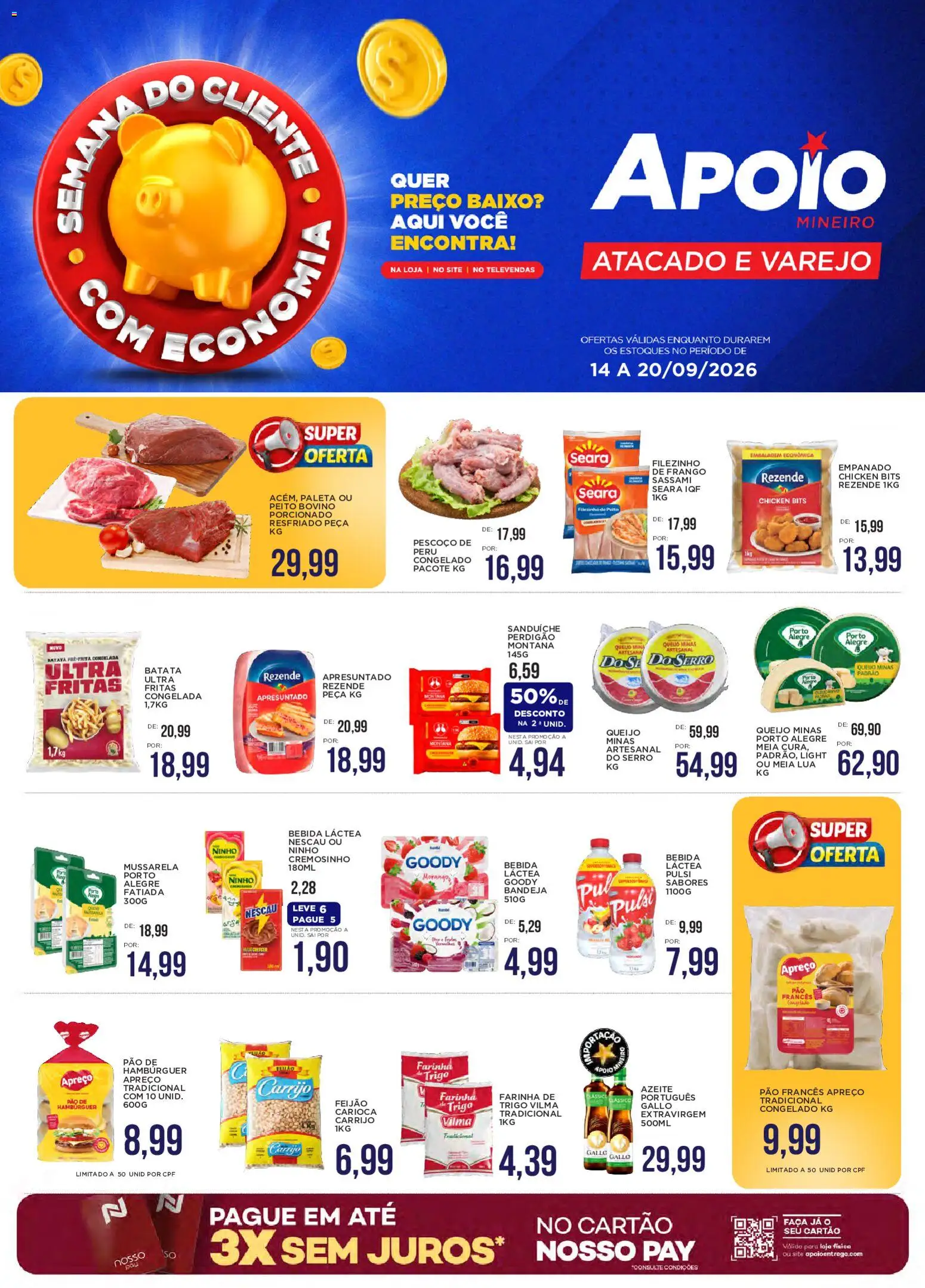 Ofertas Apoio Mineiro até 20/09/2026.