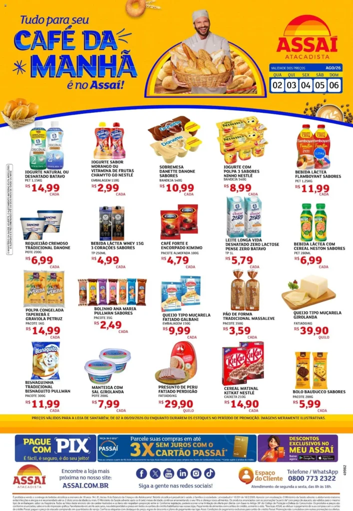 Ofertas Assaí Atacadista ofertas até 06/09/2026.