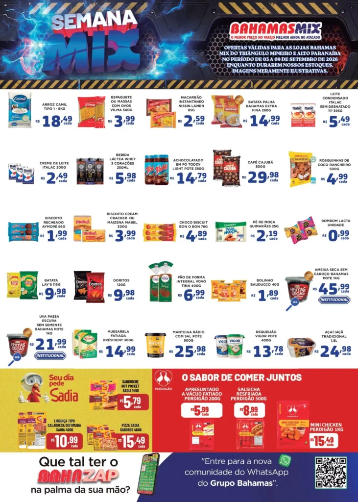 Ofertas Bahamas Mix até 09/09/2026.