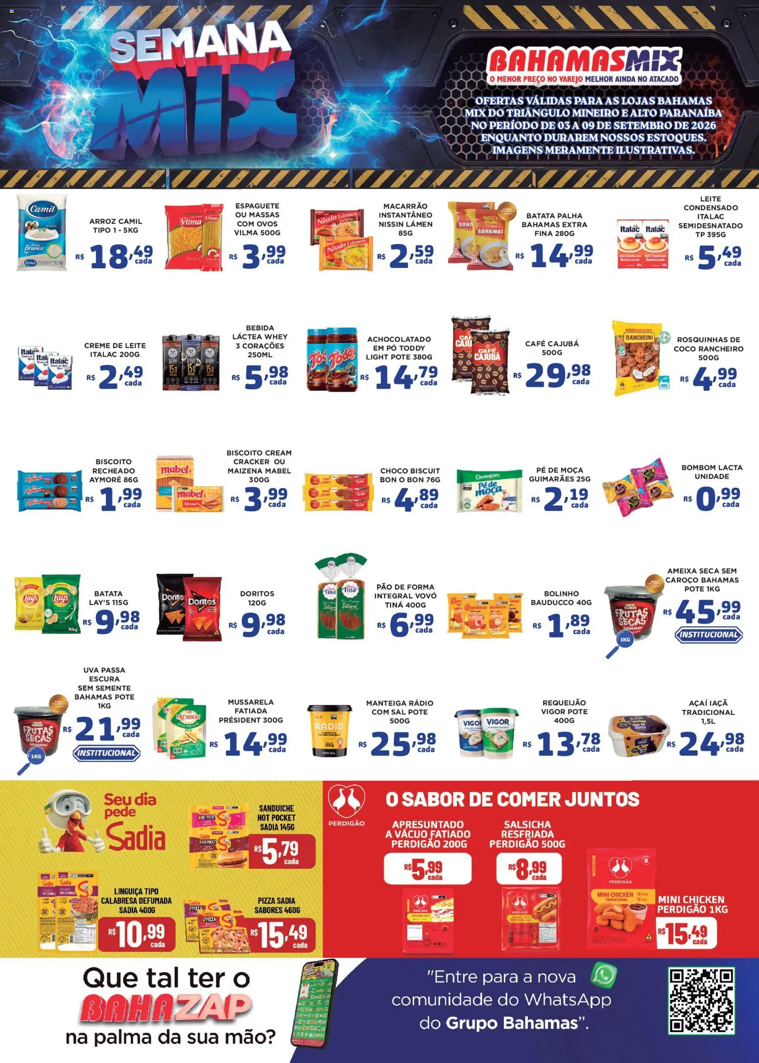 Ofertas Bahamas Mix até 09/09/2026.