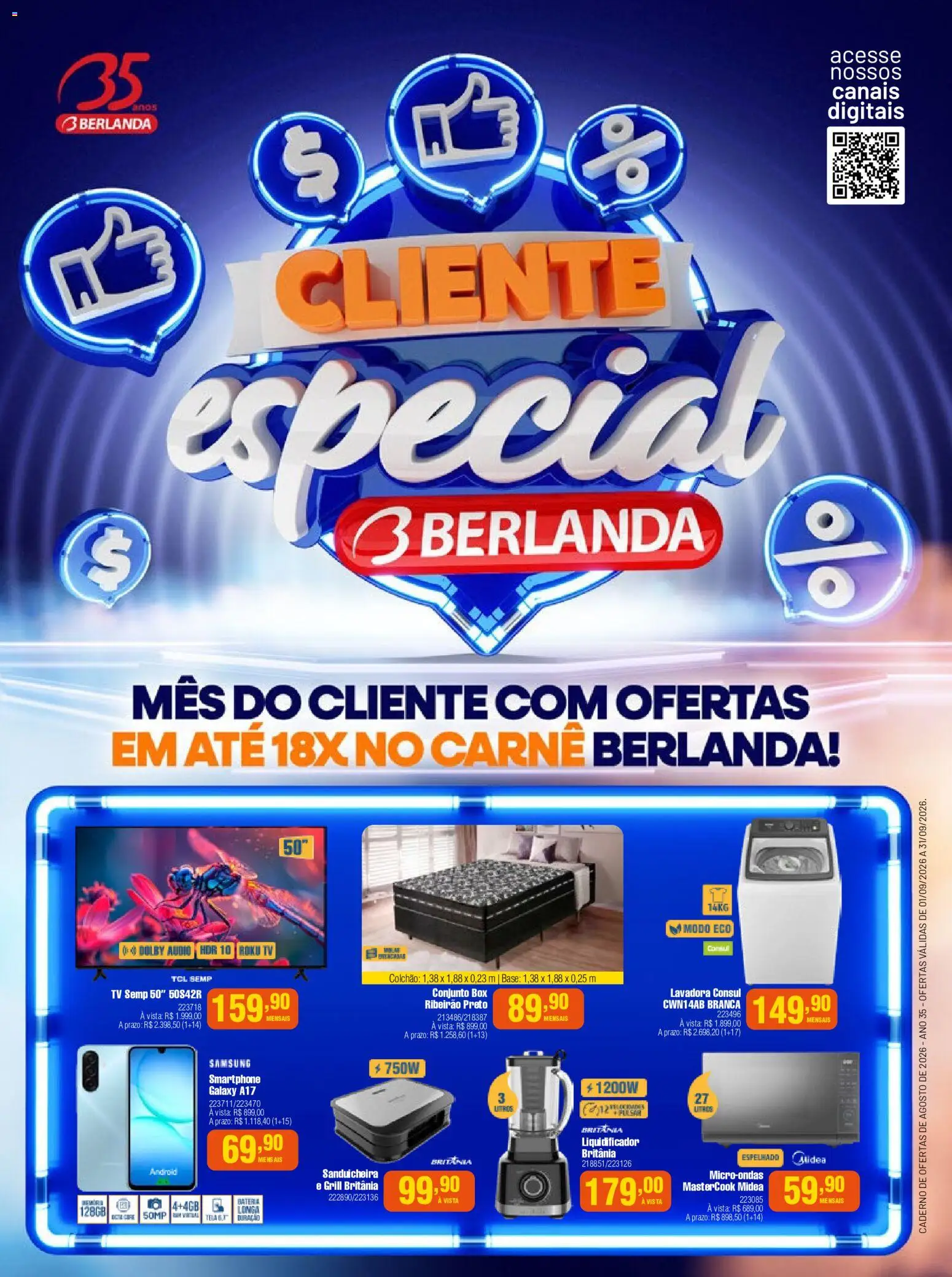 Ofertas Berlanda até 30/09/2026.