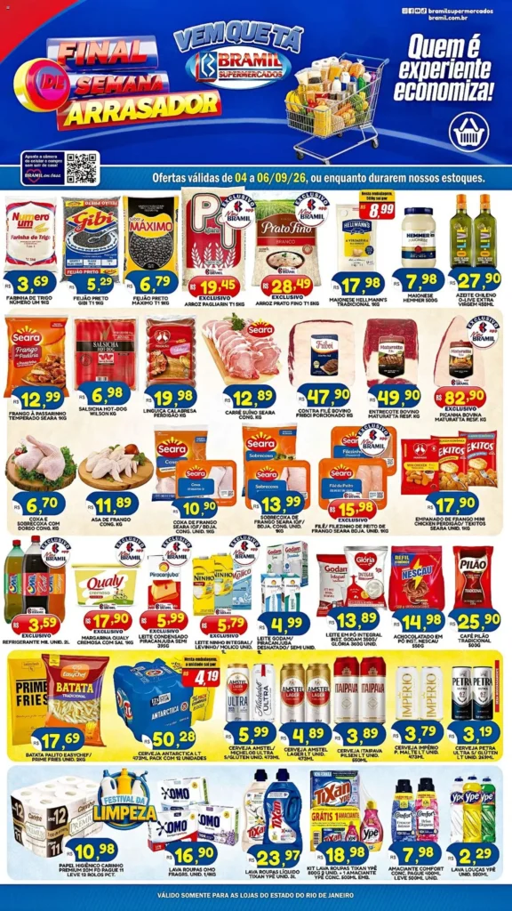 Ofertas Bramil Supermercados até 06/09/2026. Ofertas Bramil Supermercados até 06/09/2026.