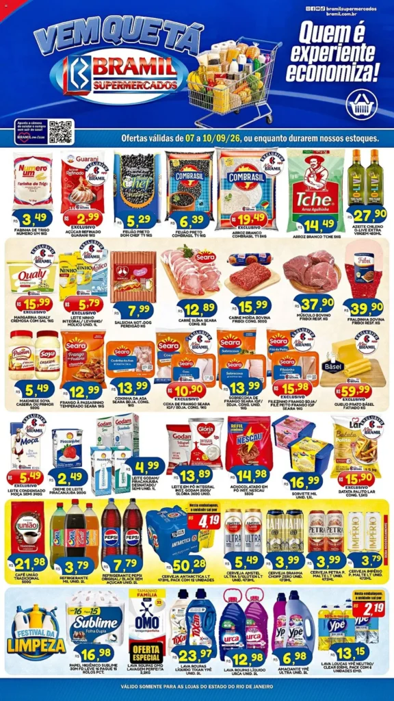 Ofertas Bramil Supermercados até 10/09/2026.
