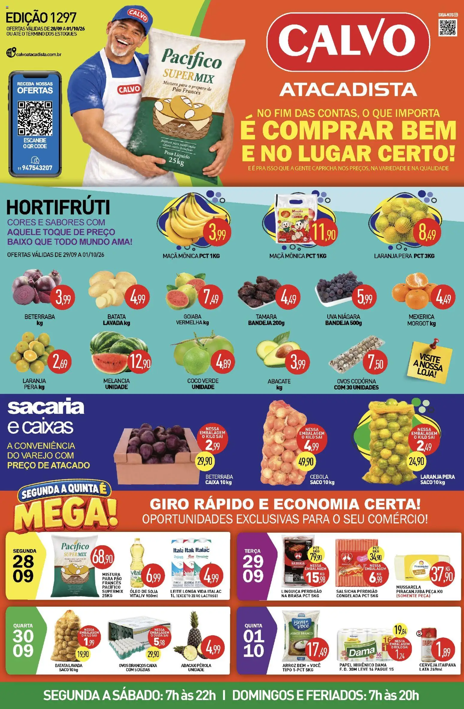Ofertas Calvo Atacadista até 01/10/2026.