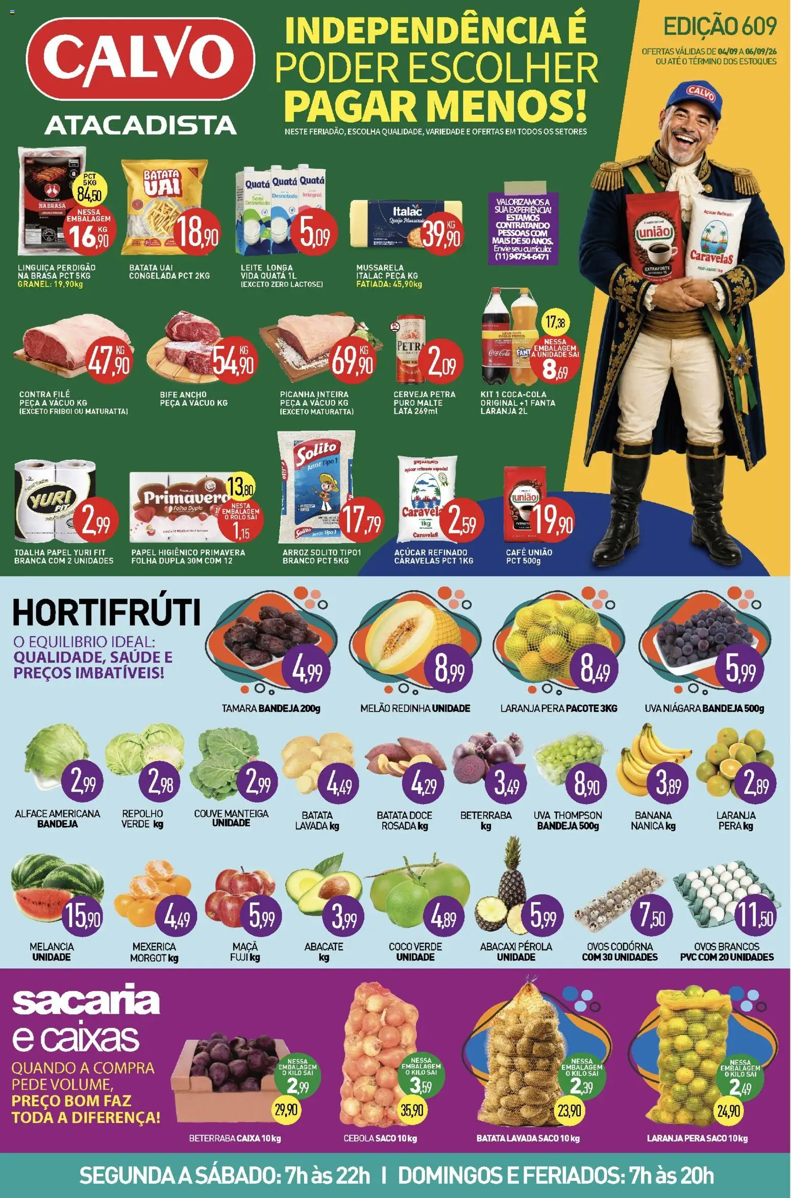 Ofertas Calvo Atacadista até 06/09/2026.
