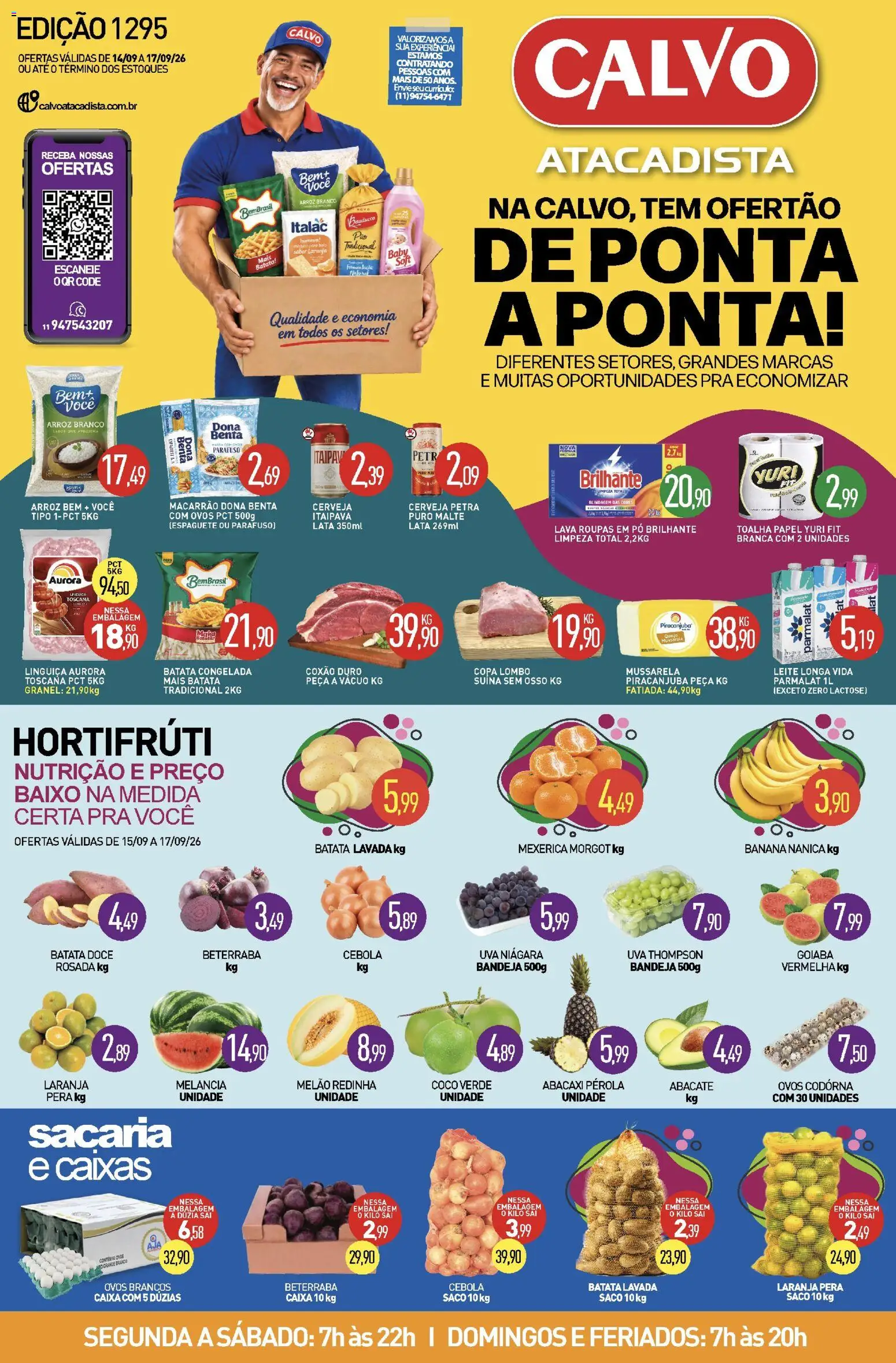 Ofertas Calvo Atacadista até 17/09/2026.