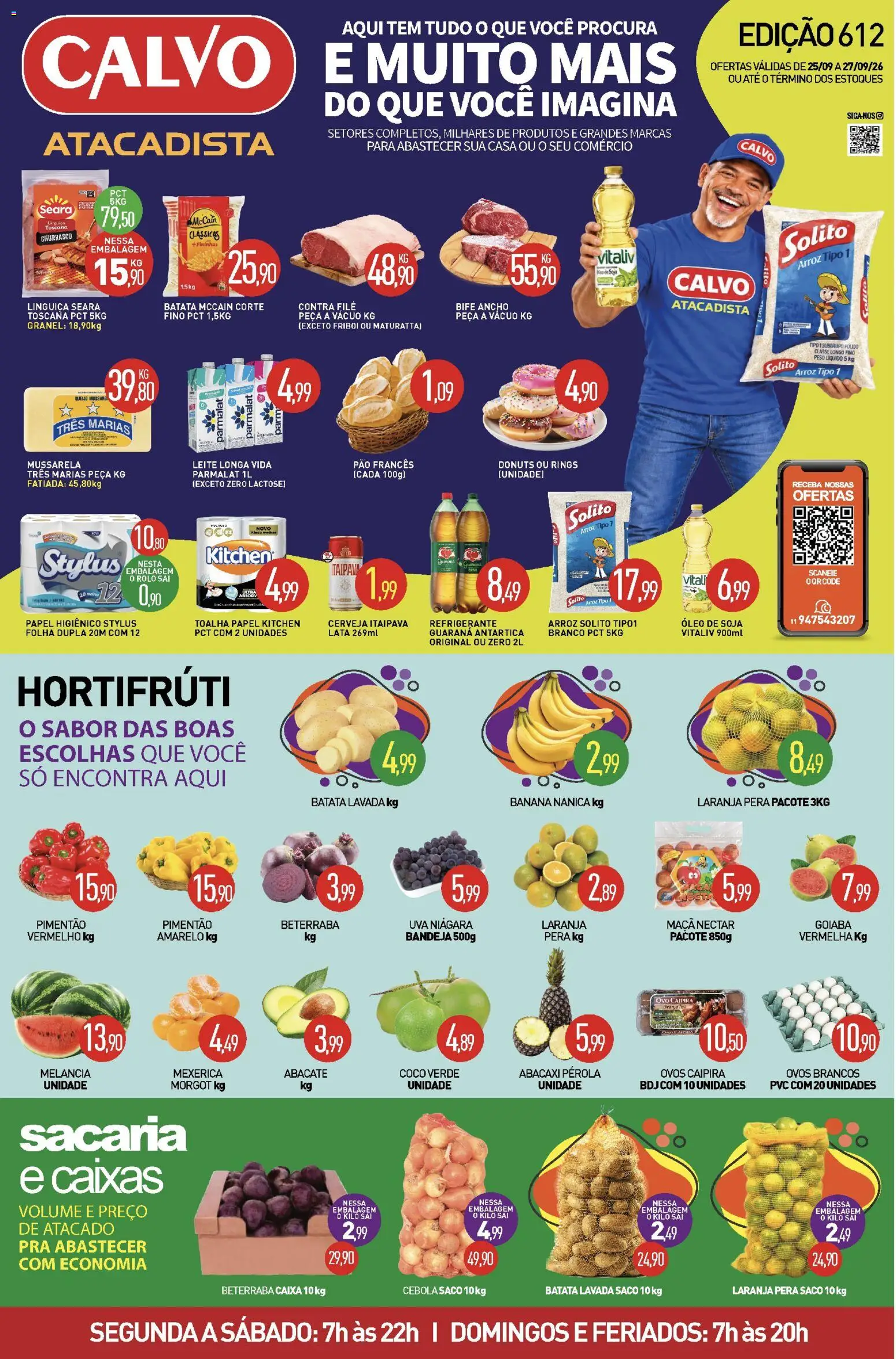 Ofertas Calvo Atacadista até 27/09/2026.