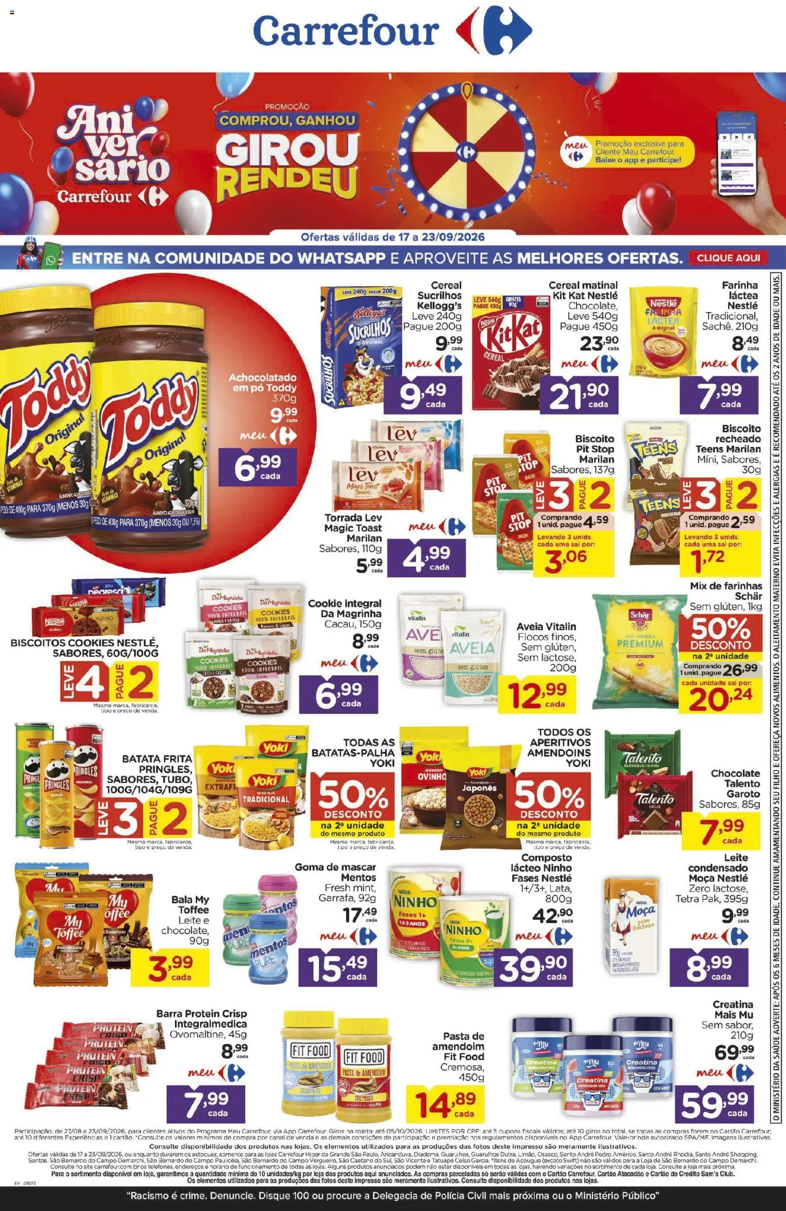 Ofertas Carrefour até 23/09/2026.