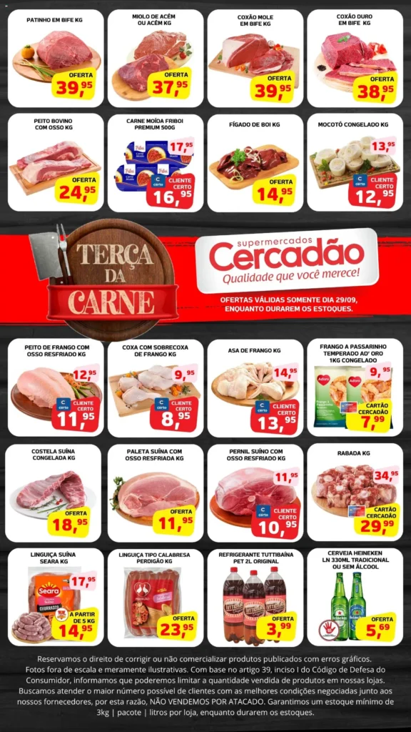 Ofertas Cercadão até 29/09/2026.