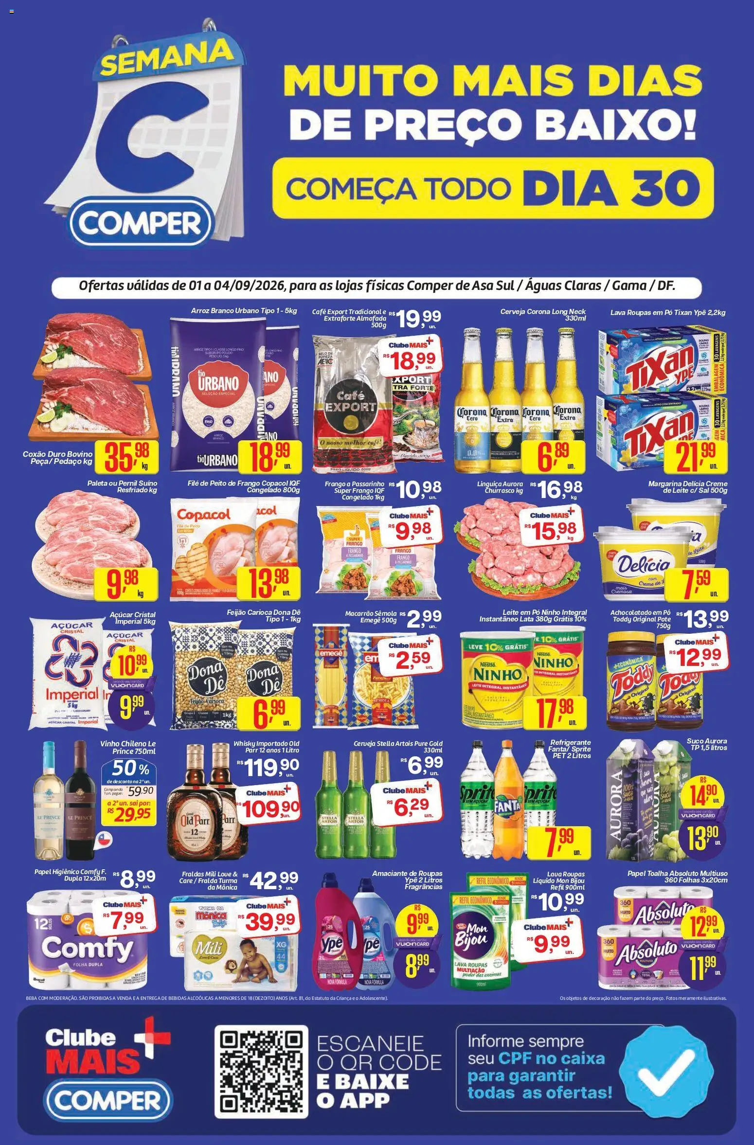 Ofertas Comper até 04/09/2026.