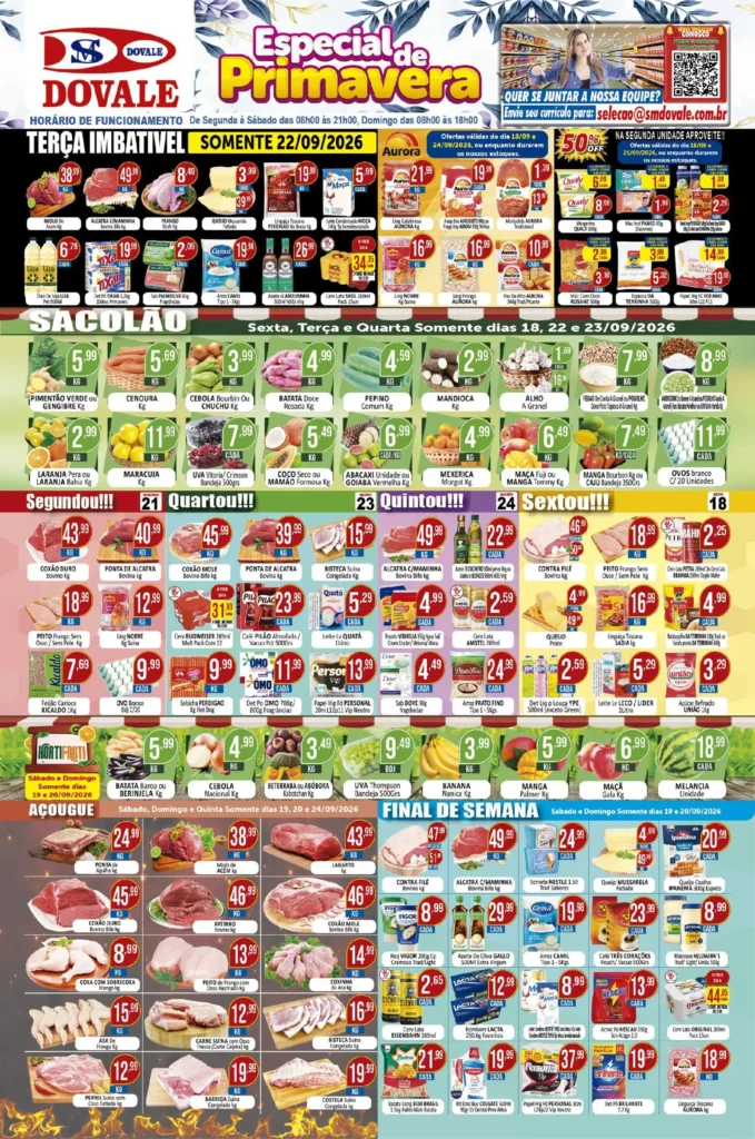 Ofertas Dovale até 24/09/2026.