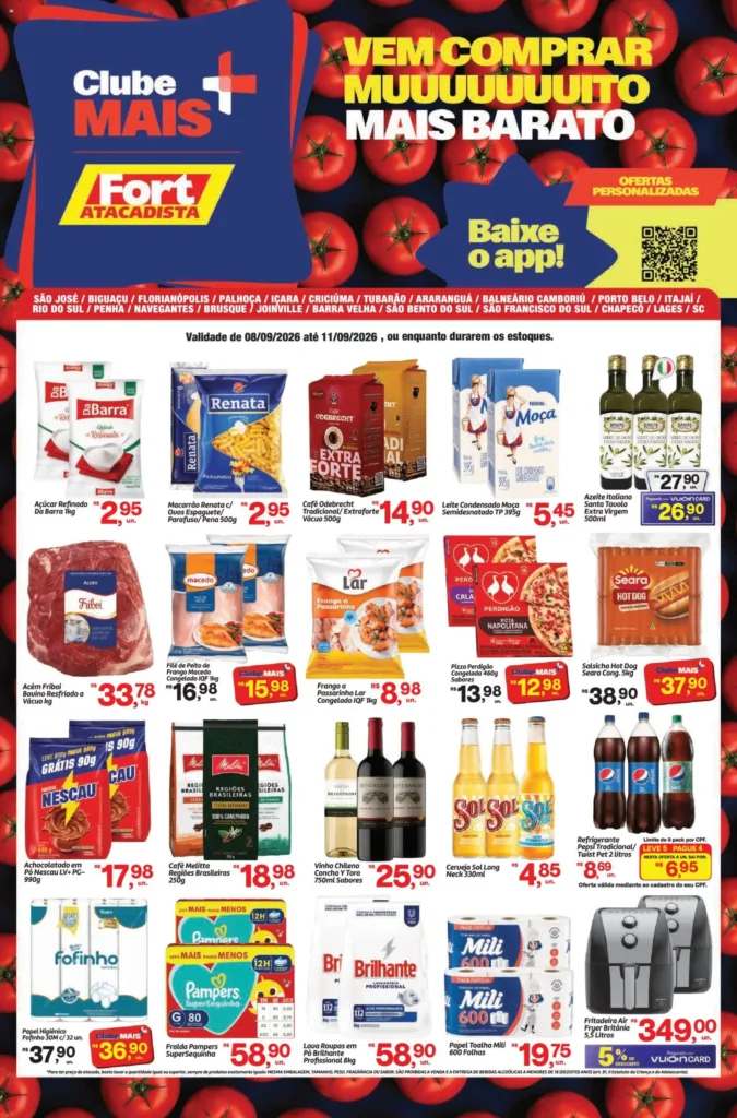 Ofertas Fort Atacadista até 11/09/2026. Ofertas Fort Atacadista até 11/09/2026.