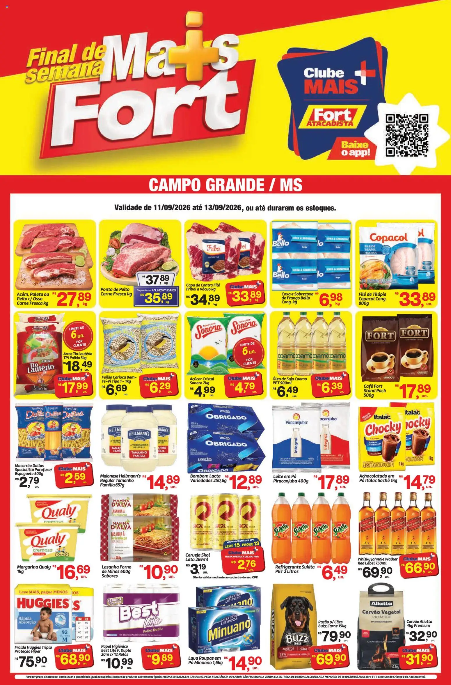 Ofertas Fort Atacadista até 13/09/2026.