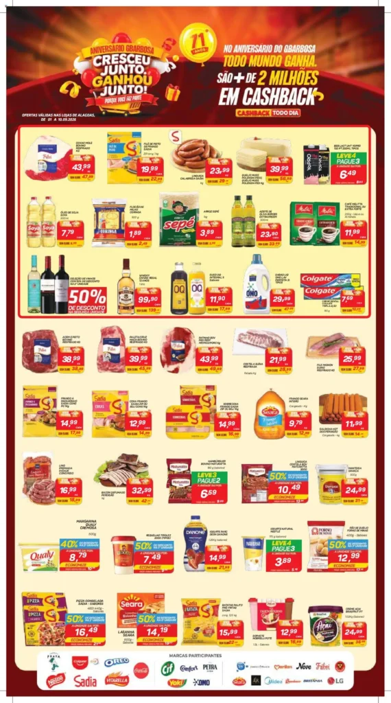 Ofertas Gbarbosa até 10/09/2026.