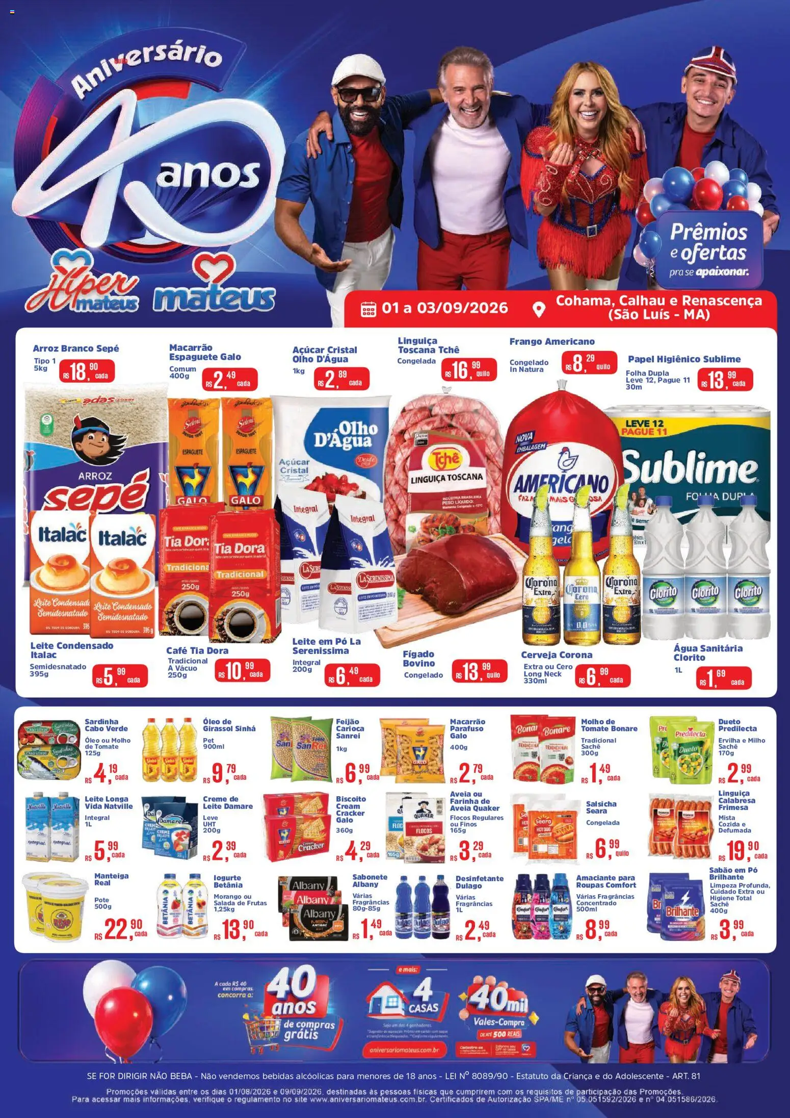 Ofertas Mateus até 03/09/2026.
