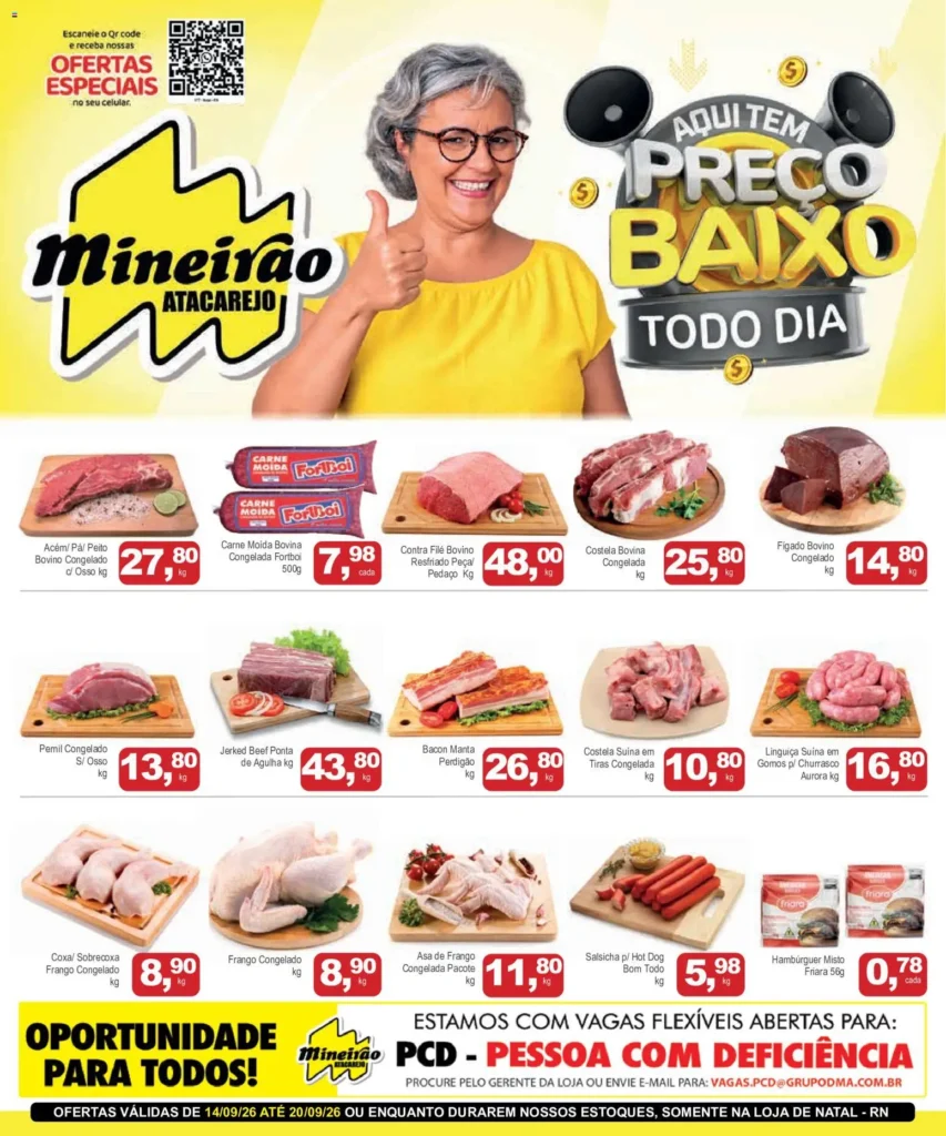 Ofertas Mineirão Atacarejo até 20/09/2026.