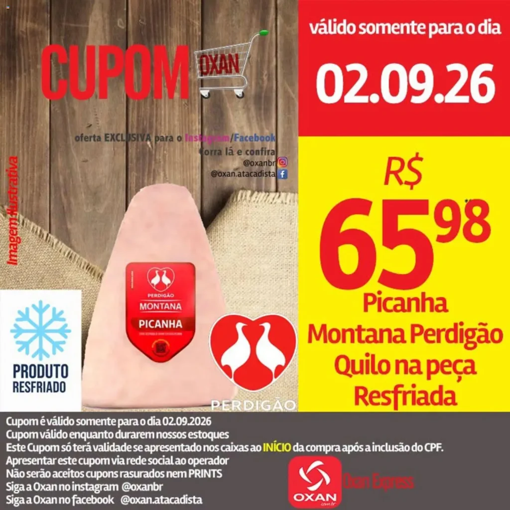 Ofertas Oxan Atacadista até 02/09/2026.