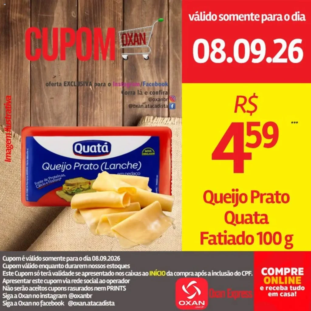 Ofertas Oxan Atacadista até 08/09/2026. Ofertas Oxan Atacadista até 08/09/2026.