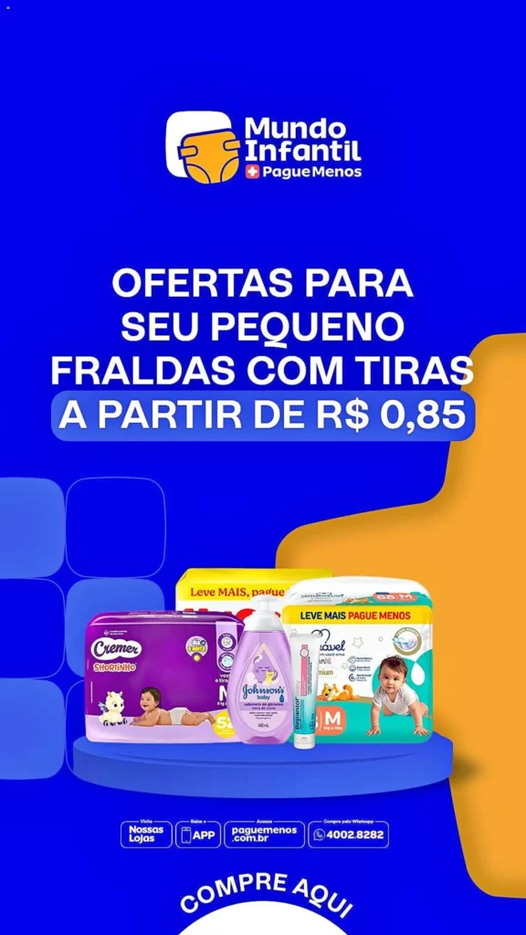 Ofertas Pague Menos até 06/09/2026.