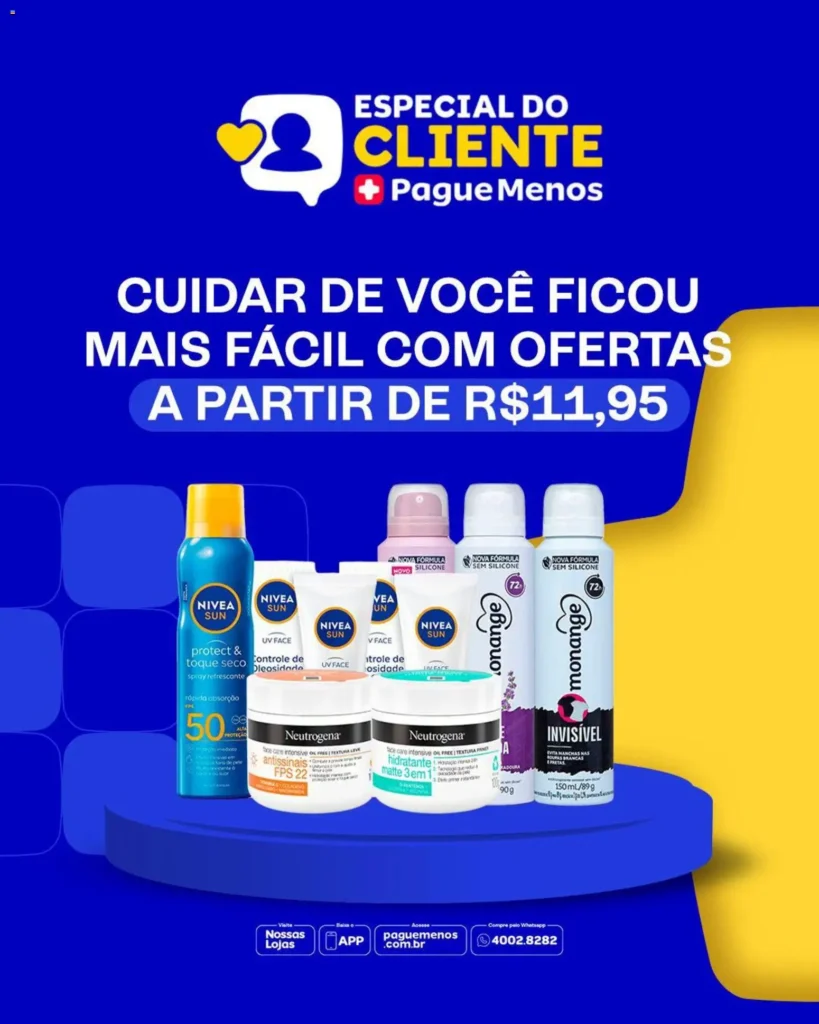 Ofertas Pague Menos até 27/09/2026.