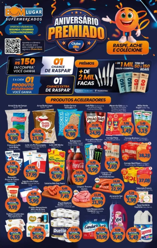Ofertas Rede Bom Lugar até 06/09/2026.
