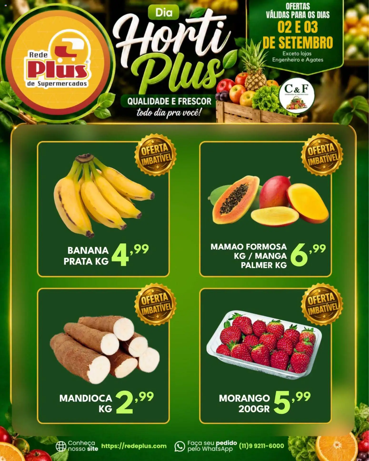 Ofertas Rede Plus Supermercados até 03/09/2026.