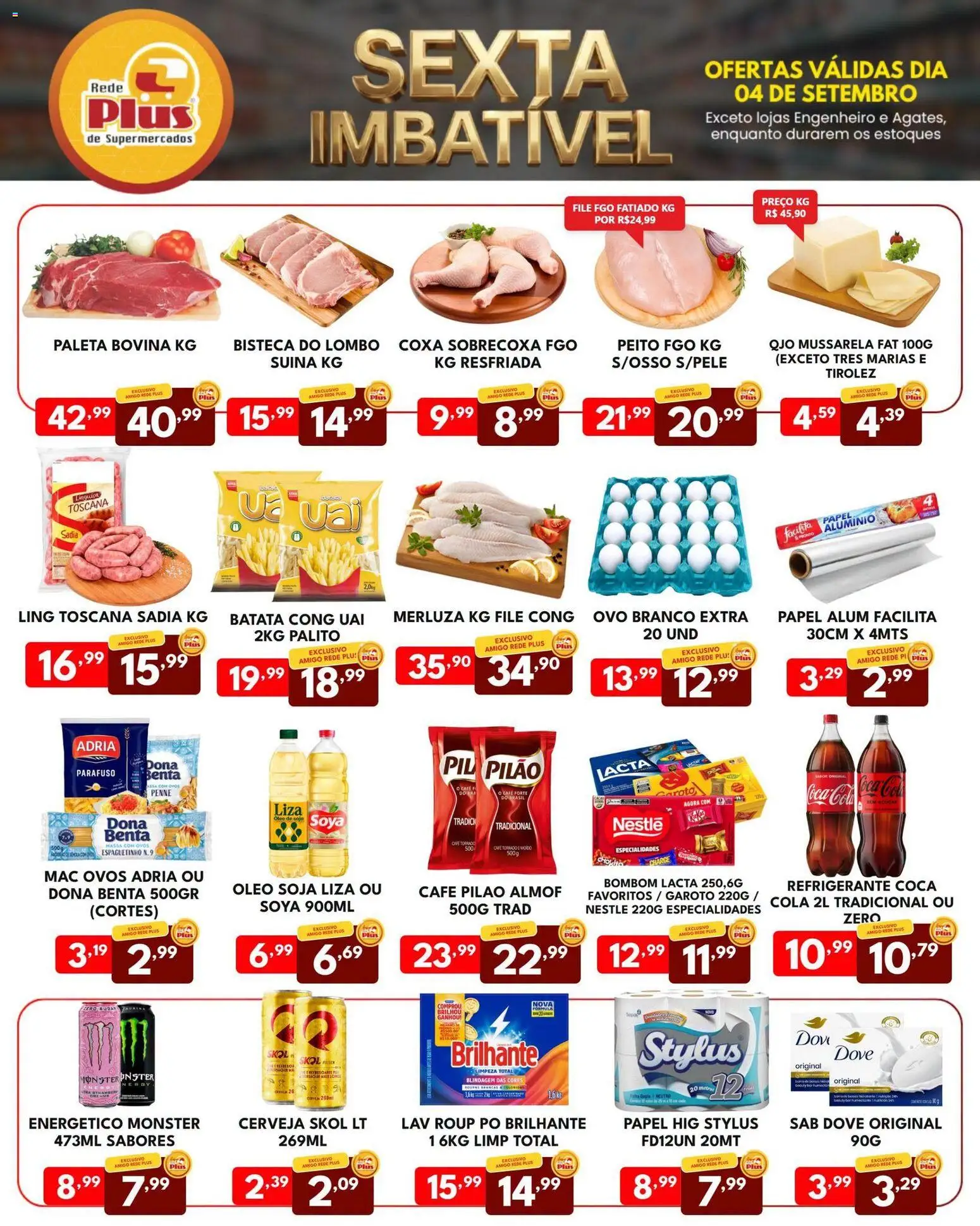 Ofertas Rede Plus Supermercados até 04/09/2026.