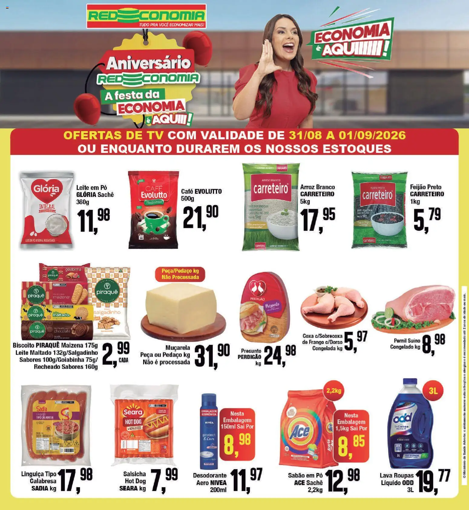 Ofertas RedEconomia ofertas até 10/09/2026.