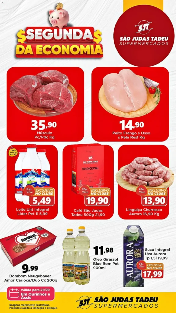 Ofertas São Judas Tadeu até 21/09/2026.